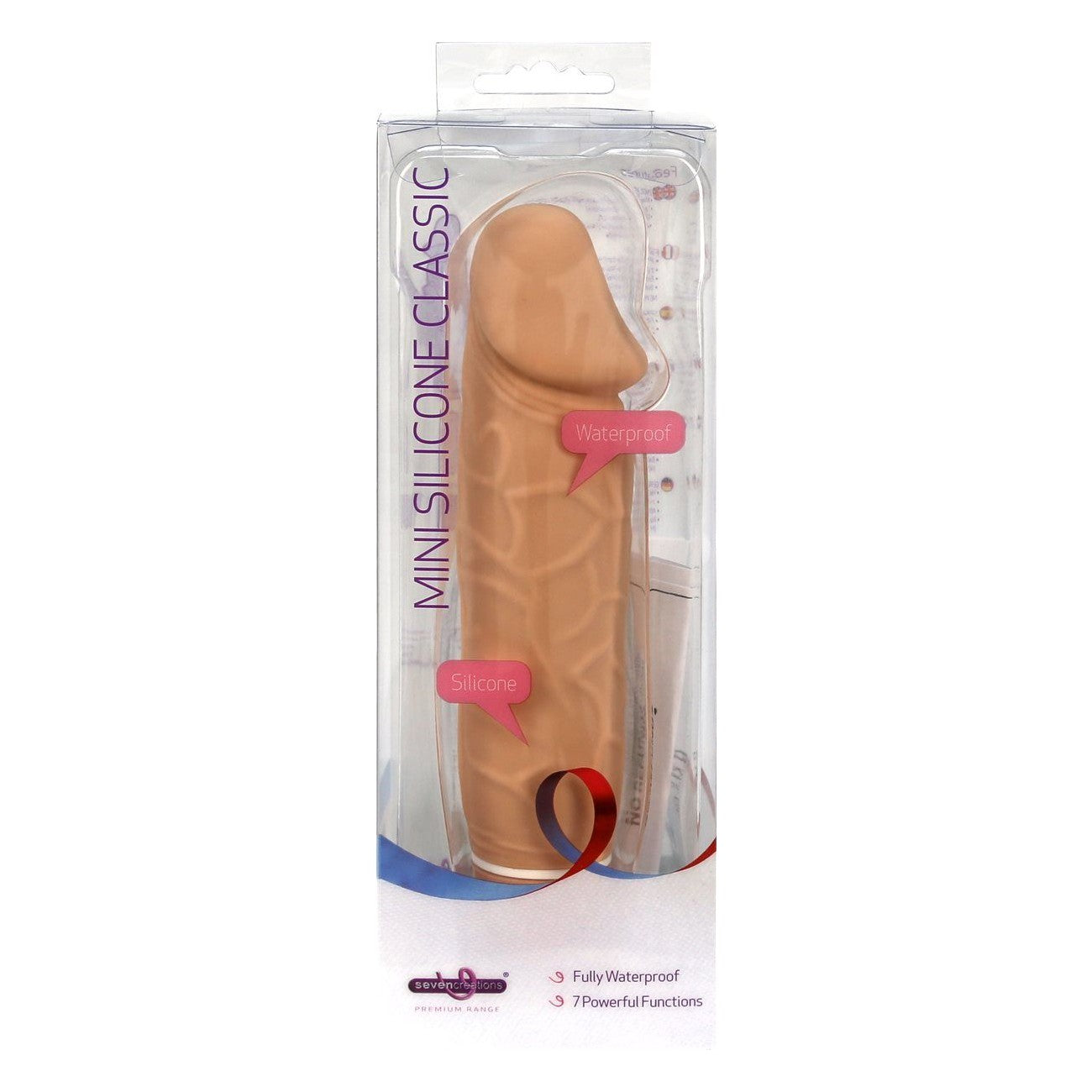 Mini Silicone Classic Vibrating Dildo 5" in Ivory Realistic Vibrating Dildo - Tophatter Daily Deals