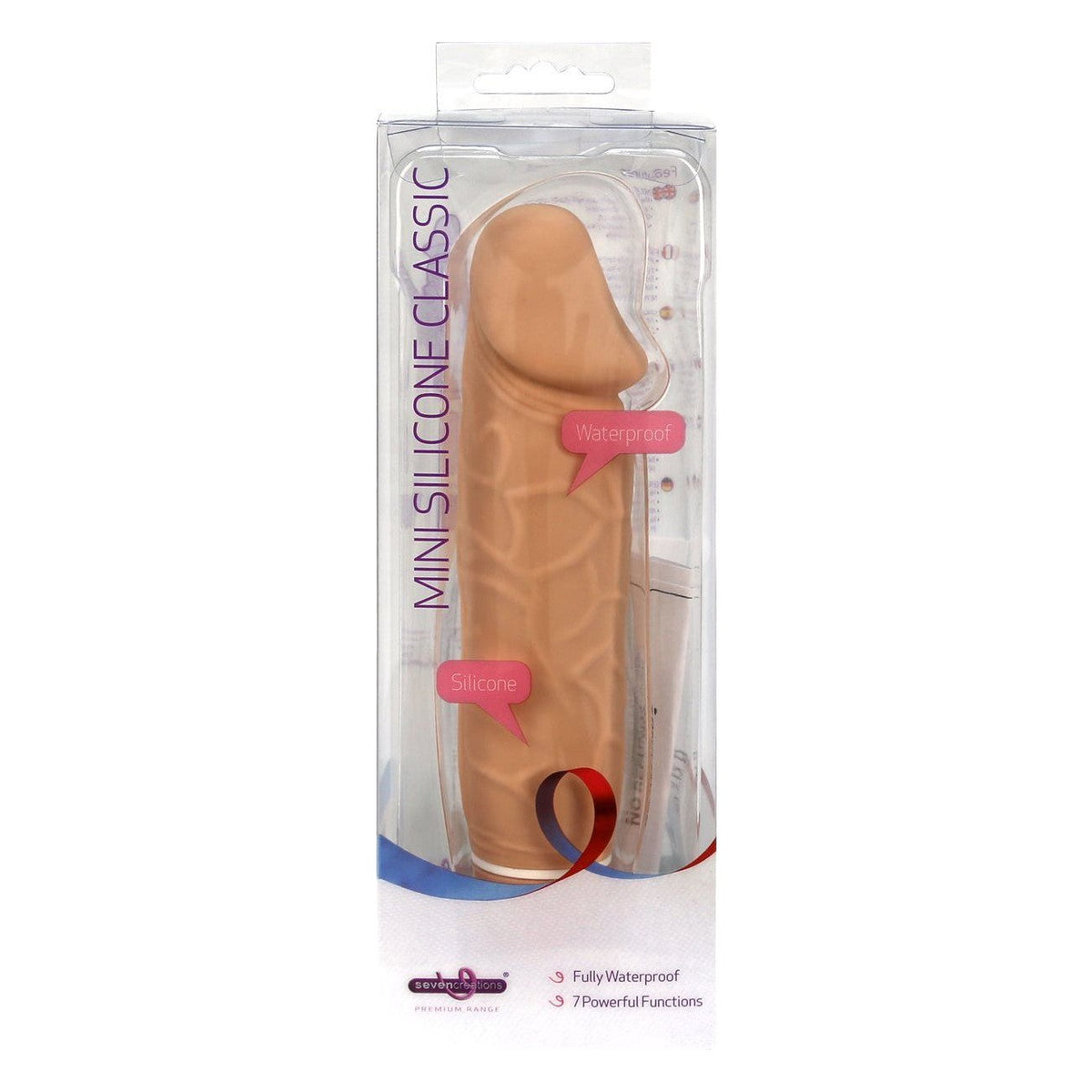 Mini Silicone Classic Vibrating Dildo 5" in Ivory Realistic Vibrating Dildo - Tophatter Daily Deals