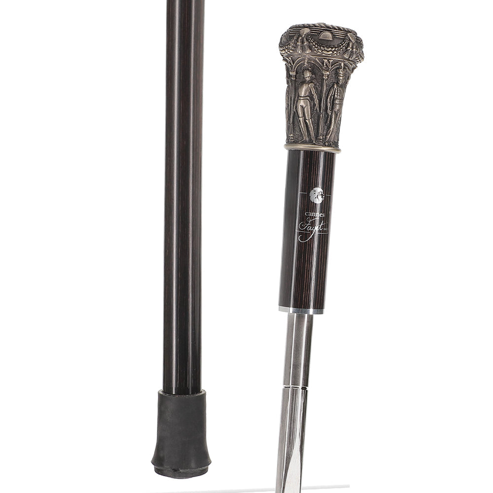 Luxury My-Lord Emperor Sword-Gadget Knob Walking Stick Sword Canes - Tophatter Daily Deals