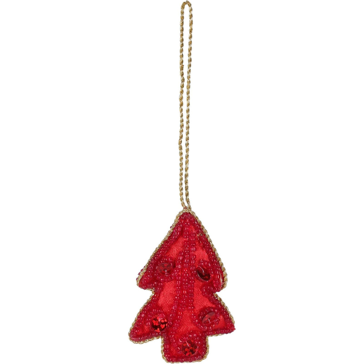 Set of 3 Christmas Tree Hanging Decorations | Red Tree Christmas Tree Baubles Baubles - Tophatter Daily Deals