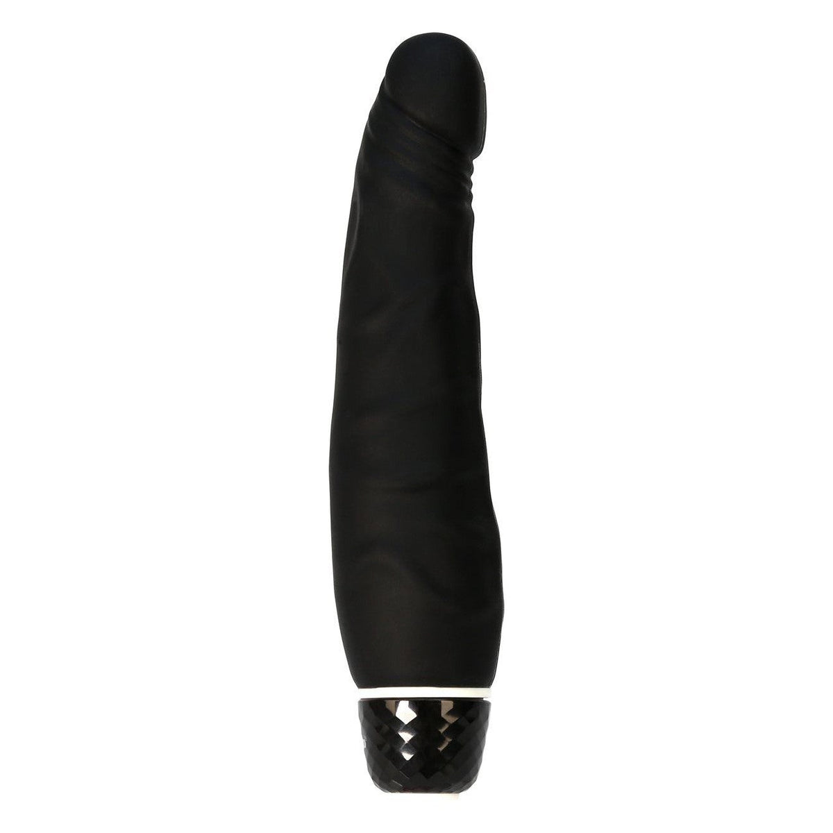 Mini Silicone Classic Slim Vibrating Dildo 5" in Black Realistic Vibrating Dildo - Tophatter Daily Deals