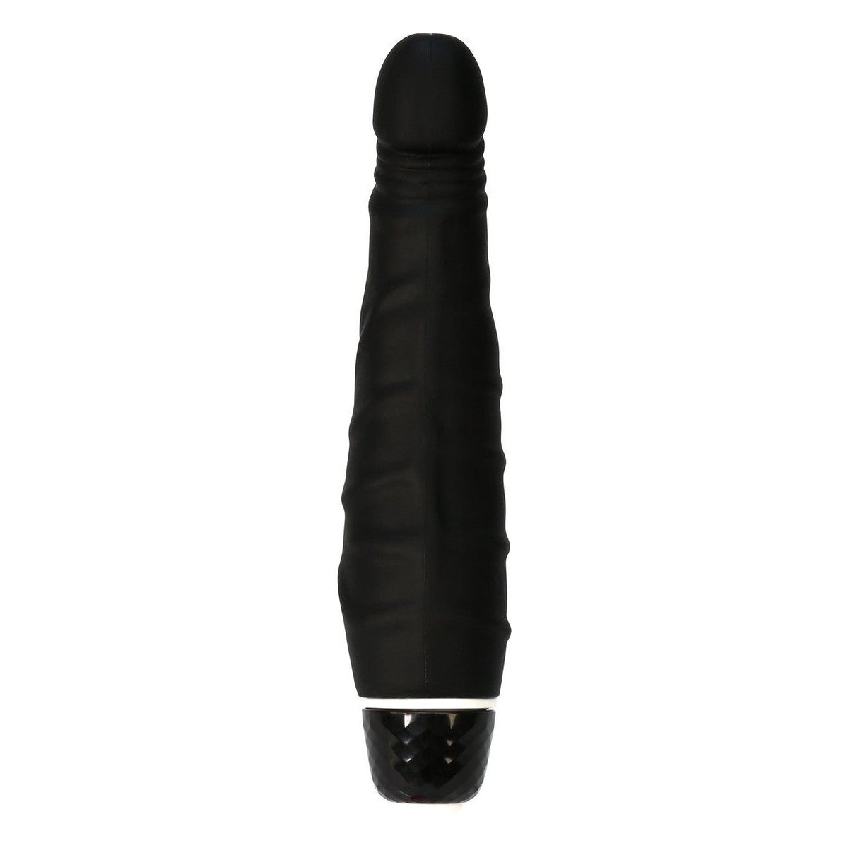 Mini Silicone Classic Slim Vibrating Dildo 5" in Black Realistic Vibrating Dildo - Tophatter Daily Deals
