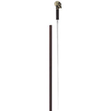 Silver Plated Skull Handle Sword Walking Stick With Stamina Shaft Sword Canes - Tophatter Daily Deals