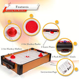 Mini Wooden Air Hockey Table Game Outdoor > Camping - Tophatter Daily Deals