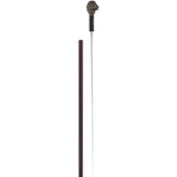 Luxury Silver Lion Head Sword-Gadget Stick - Stamina Wood Sword Canes - Tophatter Daily Deals