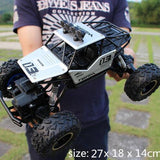 4WD RC Cars Updated Version 2.4G Radio Control RC Cars Toys Buggy High Speed Trucks Off-Road Trucks Toys For Children Silver 0 - Tophatter Daily Deals