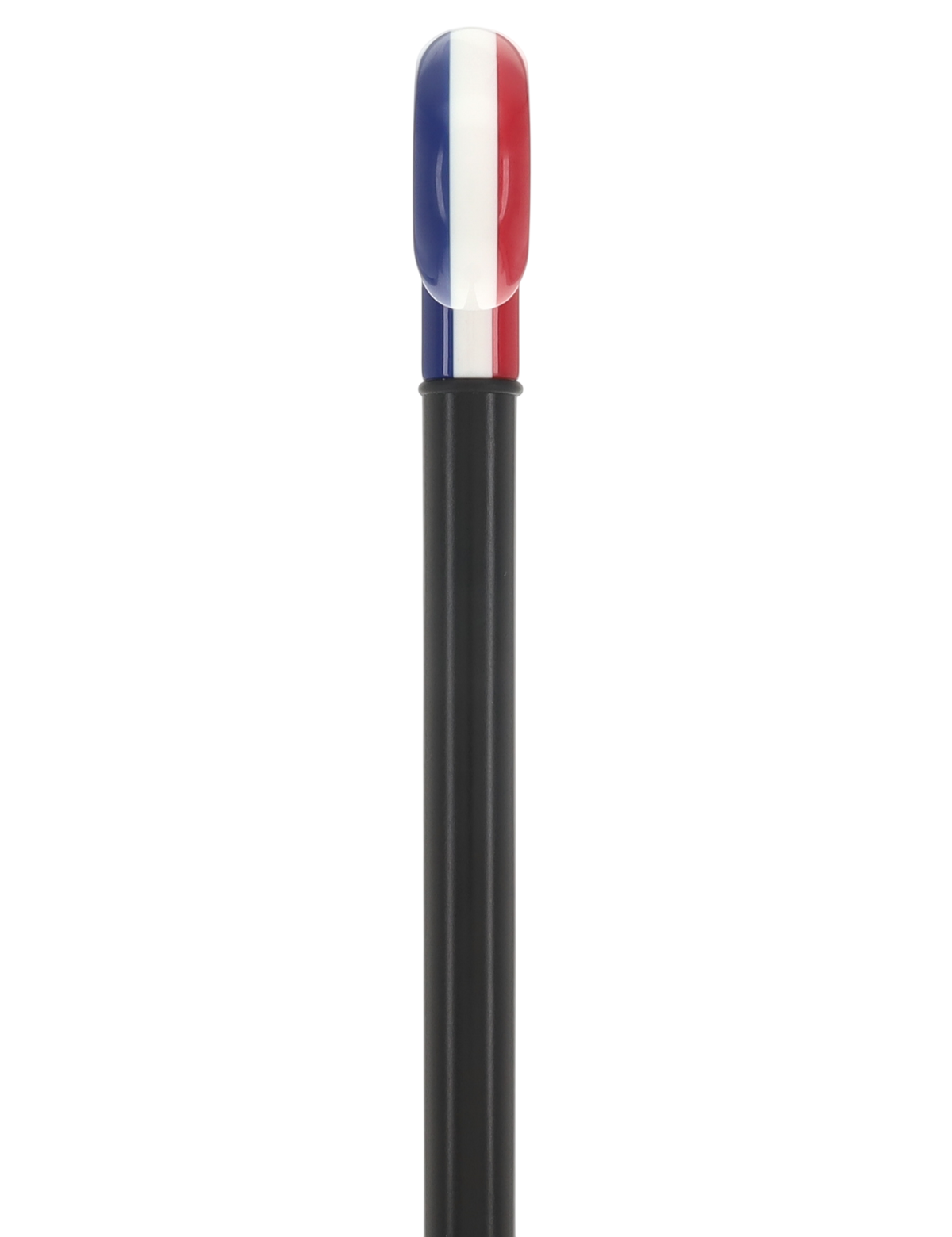 The Freedom Stripe Derby Cane: Red/ White & Blue Acrylic, Beechwood Derby - Tophatter Daily Deals