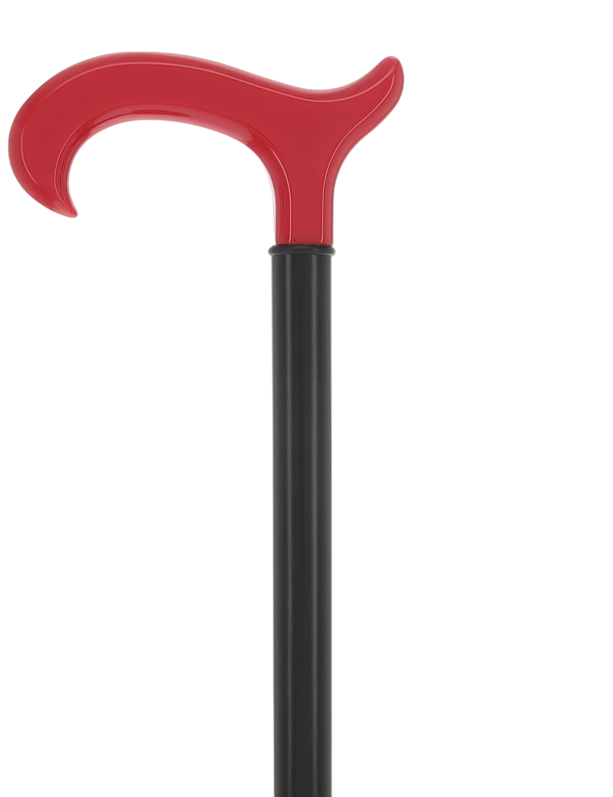 The Freedom Stripe Derby Cane: Red/ White & Blue Acrylic, Beechwood Derby - Tophatter Daily Deals