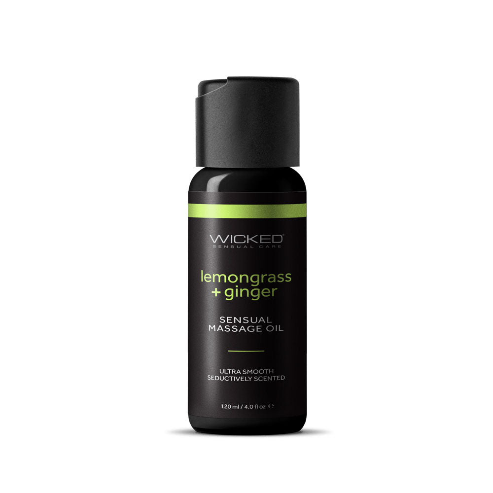 Wicked Sensual Massage Oil 120ml - Lemongrass and Ginger Scented > Essentials > Massage Oil - Tophatter Daily Deals