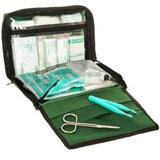 Best Travel First Aid Kit UK - 90 Piece First Aid Kit Bag Medical Emergency Kit. Travel Home Car Taxi Workplace Health Care - Tophatter Daily Deals