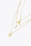 Twisted Detail Necklace Three-Piece Set Necklaces - Tophatter Daily Deals