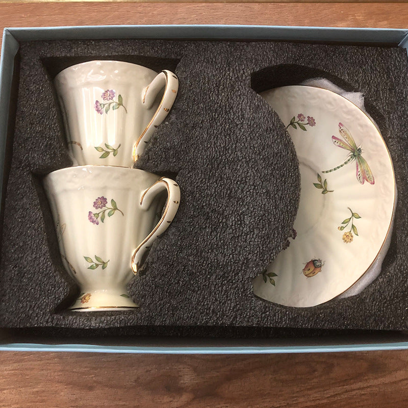 Bee Goblet Strawberry Cup Matching Box Set Gift For Couples 3 Style 0 - Tophatter Daily Deals
