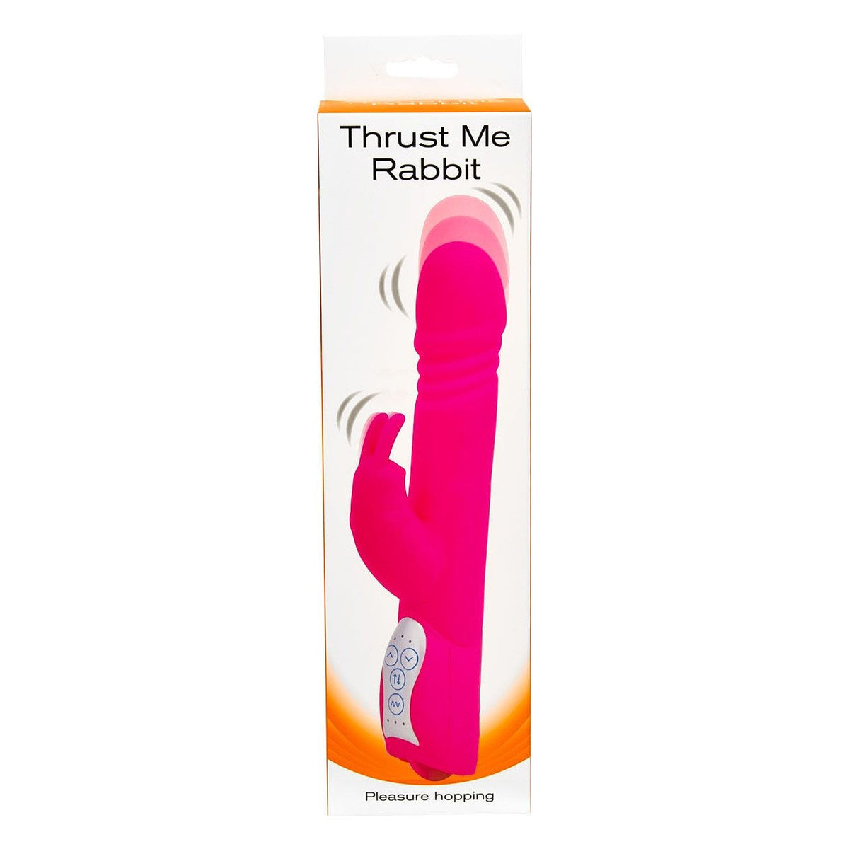 Thrust Me Rabbit Vibrator in Pink Realistic Vibrating Dildo - Tophatter Daily Deals