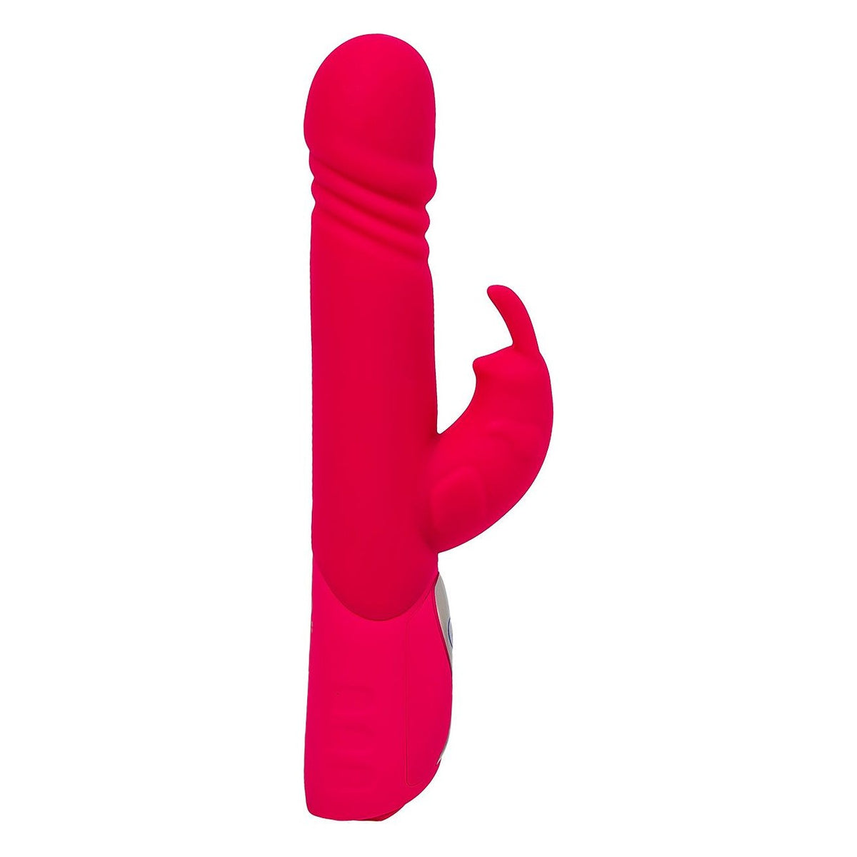 Thrust Me Rabbit Vibrator in Pink Realistic Vibrating Dildo - Tophatter Daily Deals