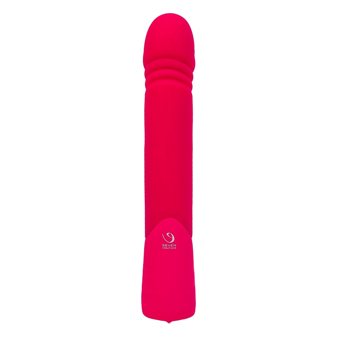 Thrust Me Rabbit Vibrator in Pink Realistic Vibrating Dildo - Tophatter Daily Deals