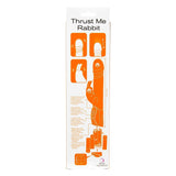 Thrust Me Rabbit Vibrator in Pink Realistic Vibrating Dildo - Tophatter Daily Deals