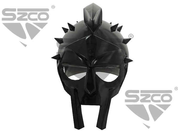 FULL SIZE BLACK GLADIATOR HELMET - Tophatter Daily Deals