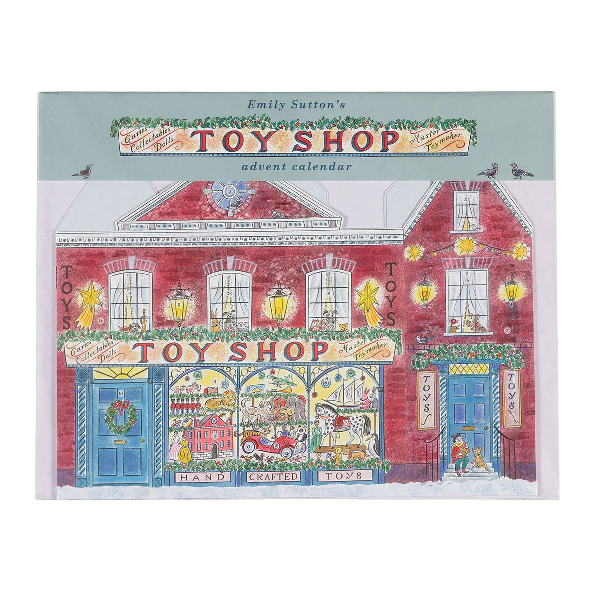 3D Toy Shop Christmas Advent Calendar | Advent Calendar with Pop-Up Characters Advent Calendar - Tophatter Daily Deals
