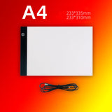 A2 A3 A4Painting Translucent Copying Table Painting Board A4 plus data cable 0 - Tophatter Daily Deals