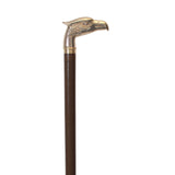 Elegant Eagle Brass Handle Cane - Solid Hardwood Shaft, Walnut/Black Walnut - Tophatter Daily Deals