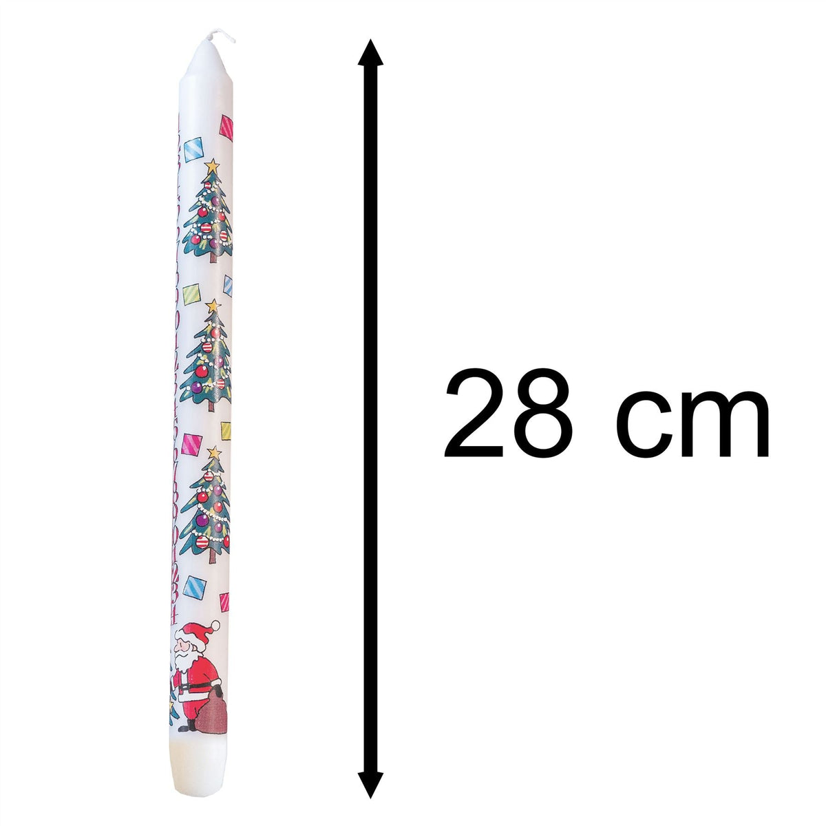 Traditional Countdown To Christmas Advent Candle | Christmas Tree Design Advent Candle With Numbers | Advent Christmas Candle Festive Dinner Taper Candle Advent Candle - Tophatter Daily Deals