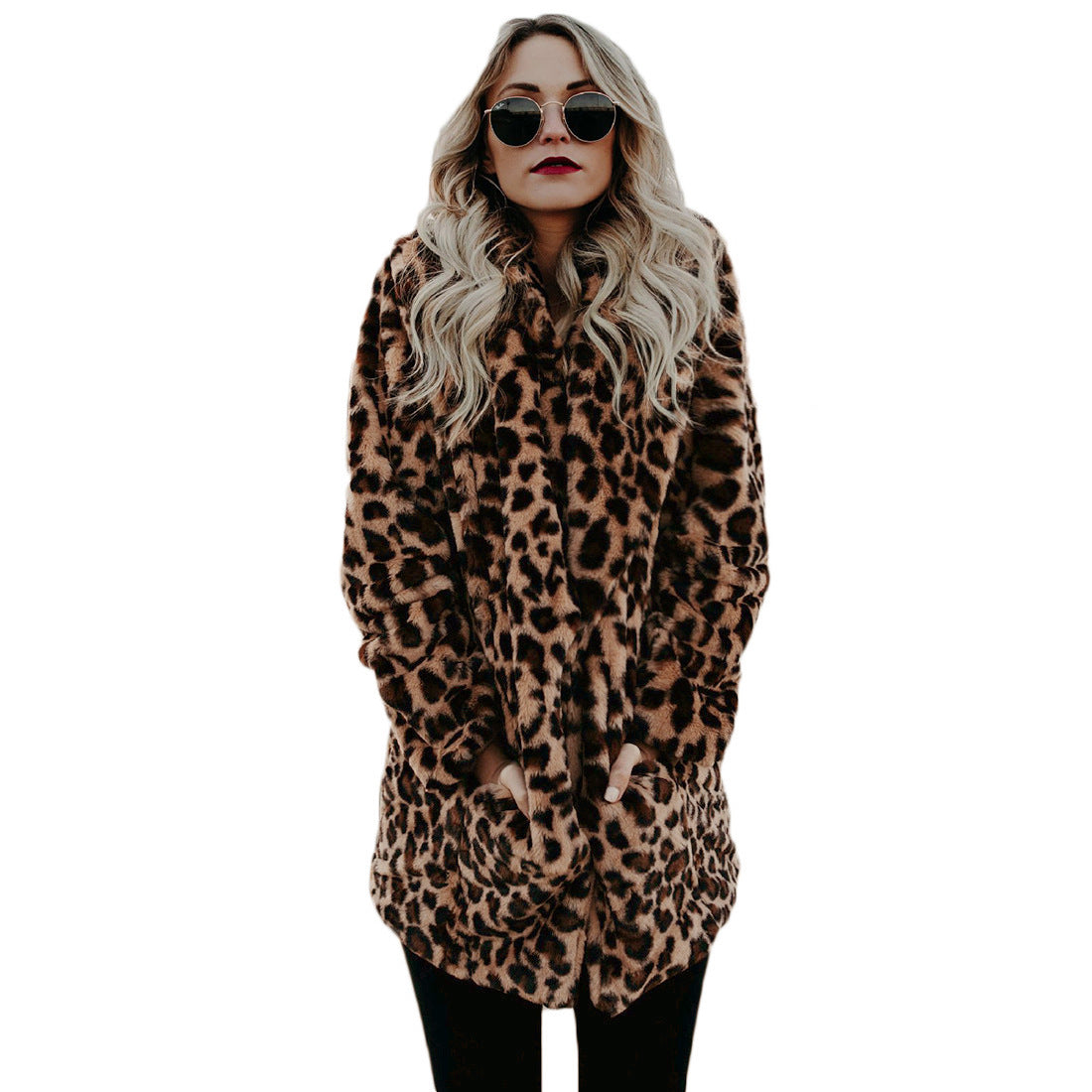 Artificial Faux Fur Women Winter Coat 0 - Tophatter Daily Deals