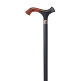 Elegant Double Crown Walking Cane with Lacquered Shaft Shell - Tophatter Daily Deals