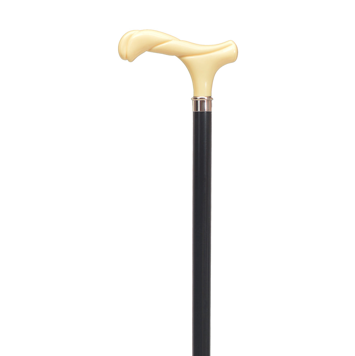 Twisted Rope Fritz Cane White Ivory - Tophatter Daily Deals