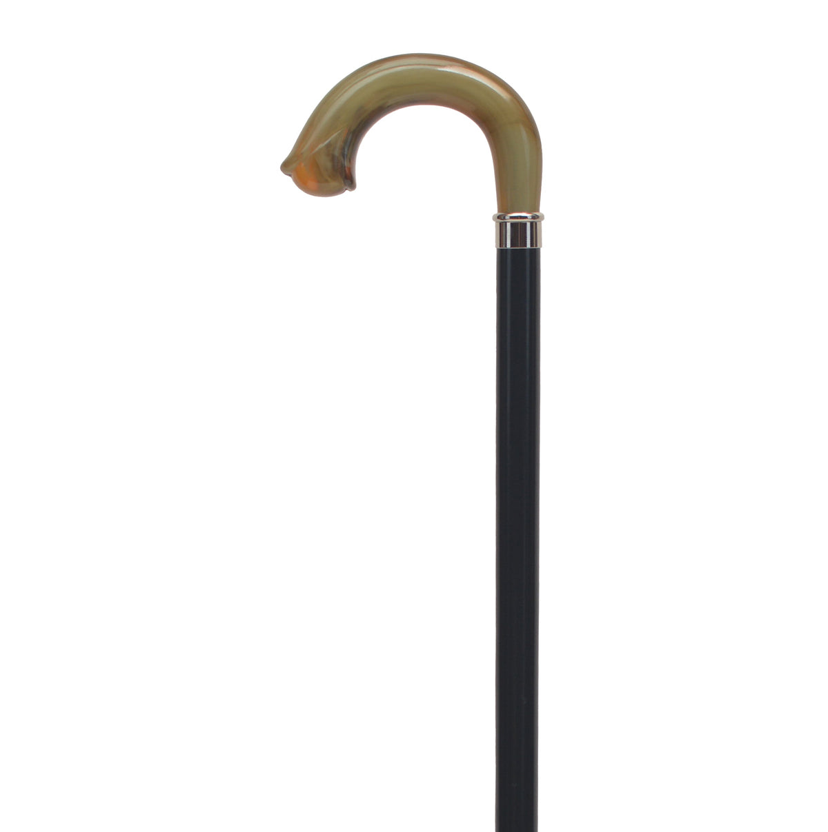Elegant Italian Design Walking Cane with Durable Nylon Handle Horn - Tophatter Daily Deals