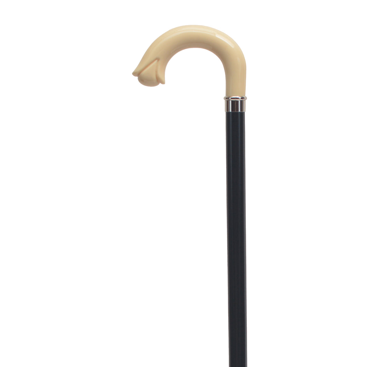 Elegant Italian Design Walking Cane with Durable Nylon Handle White Ivory - Tophatter Daily Deals