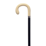 Bulb Nose Tourist Walking Cane White Ivory - Tophatter Daily Deals