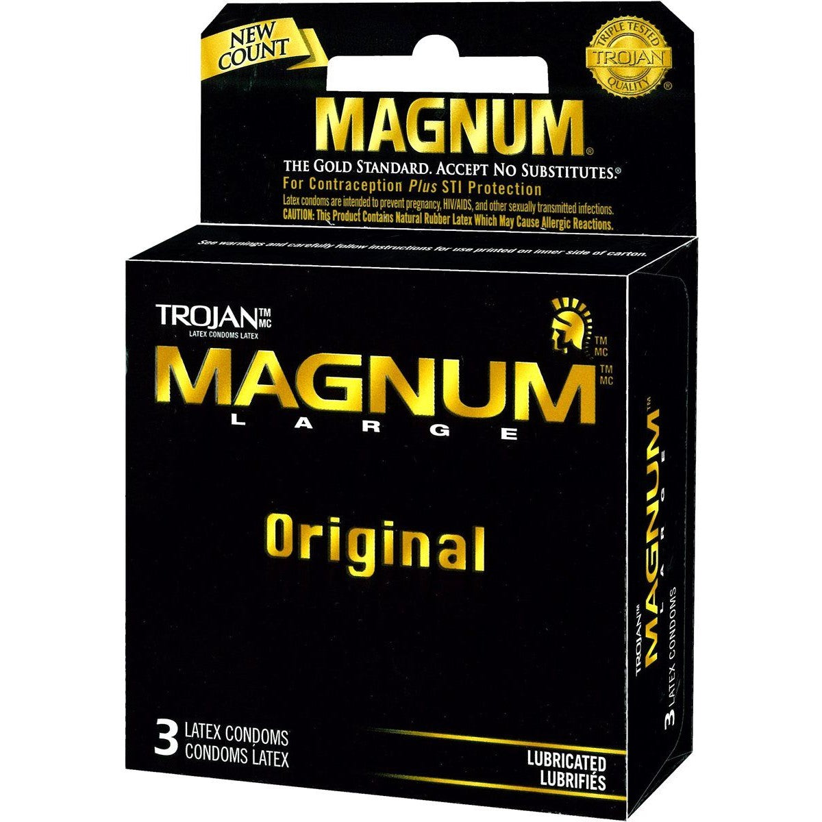 Trojan Magnum Latex Condoms in 3 Pack Condoms - Tophatter Daily Deals