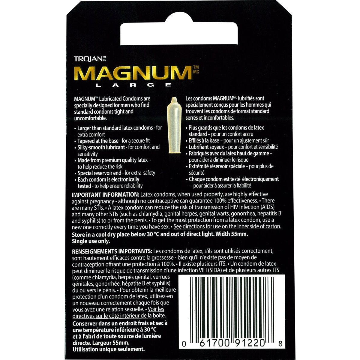 Trojan Magnum Latex Condoms in 3 Pack Condoms - Tophatter Daily Deals