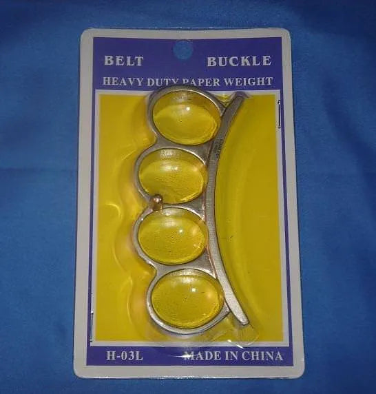 Extra Large HEAVY Nickel Curvy Belt Buckle - Paper Weight - Tophatter Daily Deals