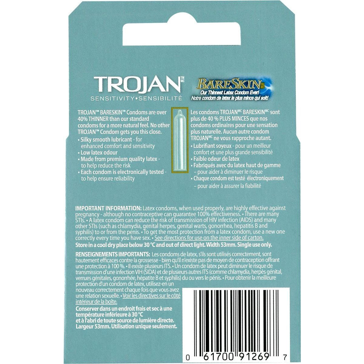 Trojan Bareskin Latex Condoms in 3 Pack Condoms - Tophatter Daily Deals