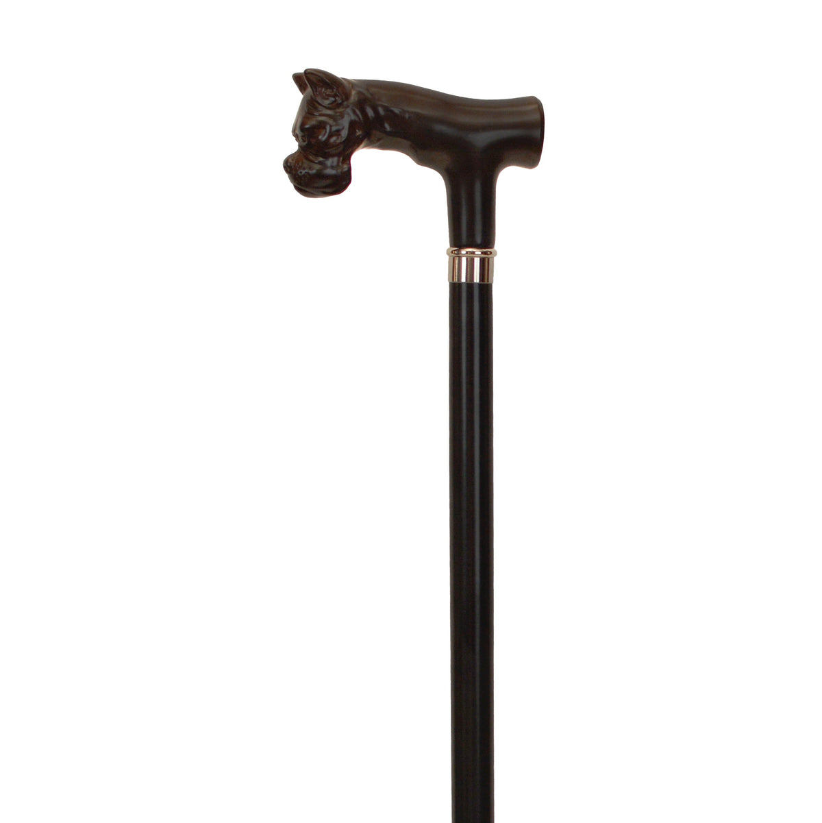Bull Dog Walking Stick Brown - Tophatter Daily Deals