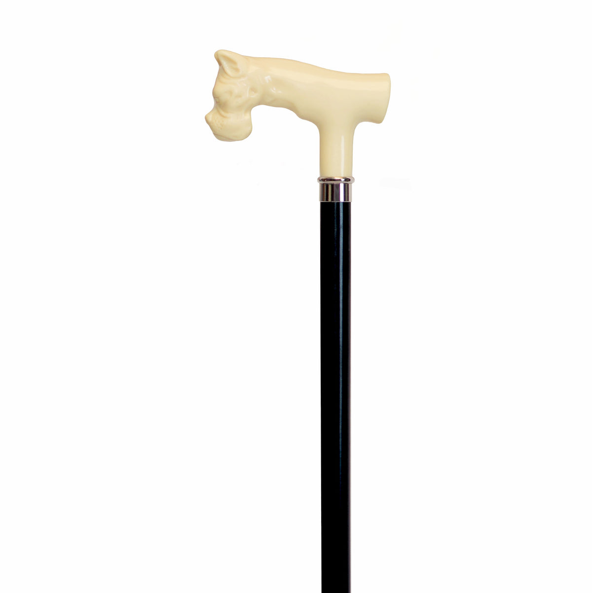 Bull Dog Walking Stick Ivory - Tophatter Daily Deals
