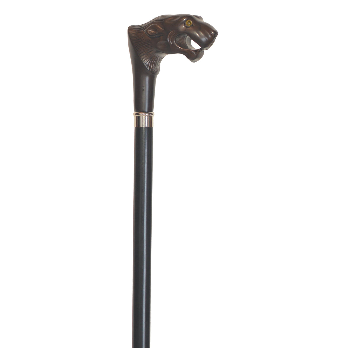 Lion's Head Walking Stick: Italian Craftsmanship, Modern Durability - Tophatter Daily Deals