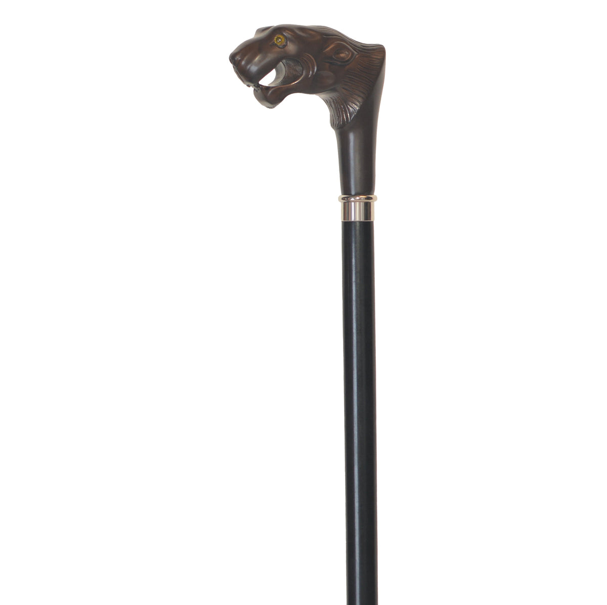 Lion's Head Walking Stick: Italian Craftsmanship, Modern Durability - Tophatter Daily Deals