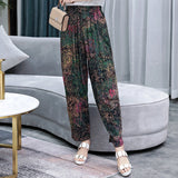 Bloomers plus size mother pants cotton linen pants 14color 0 - Tophatter Daily Deals
