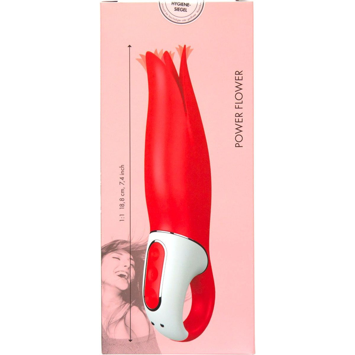 Satisfyer Vibes Power Flower Vibrator in Red Vibrator - Tophatter Daily Deals