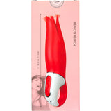 Satisfyer Vibes Power Flower Vibrator in Red Vibrator - Tophatter Daily Deals