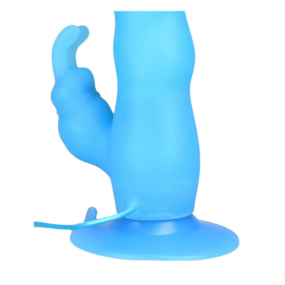 Icy Bunny Silicone Rabbit Vibrator 7" in Blue Rabbit Vibrator - Tophatter Daily Deals