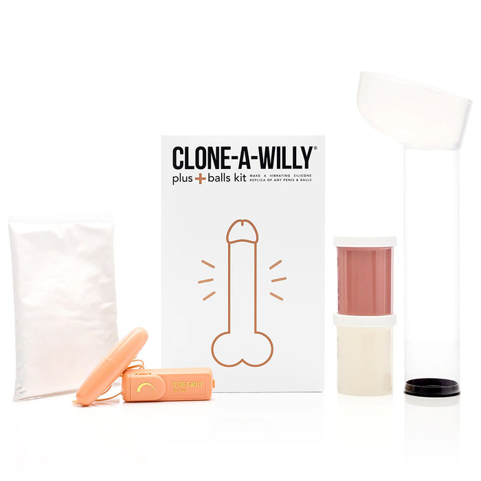 Clone-A-Willy Plus With Balls Medium Skin Tone - Tophatter Daily Deals