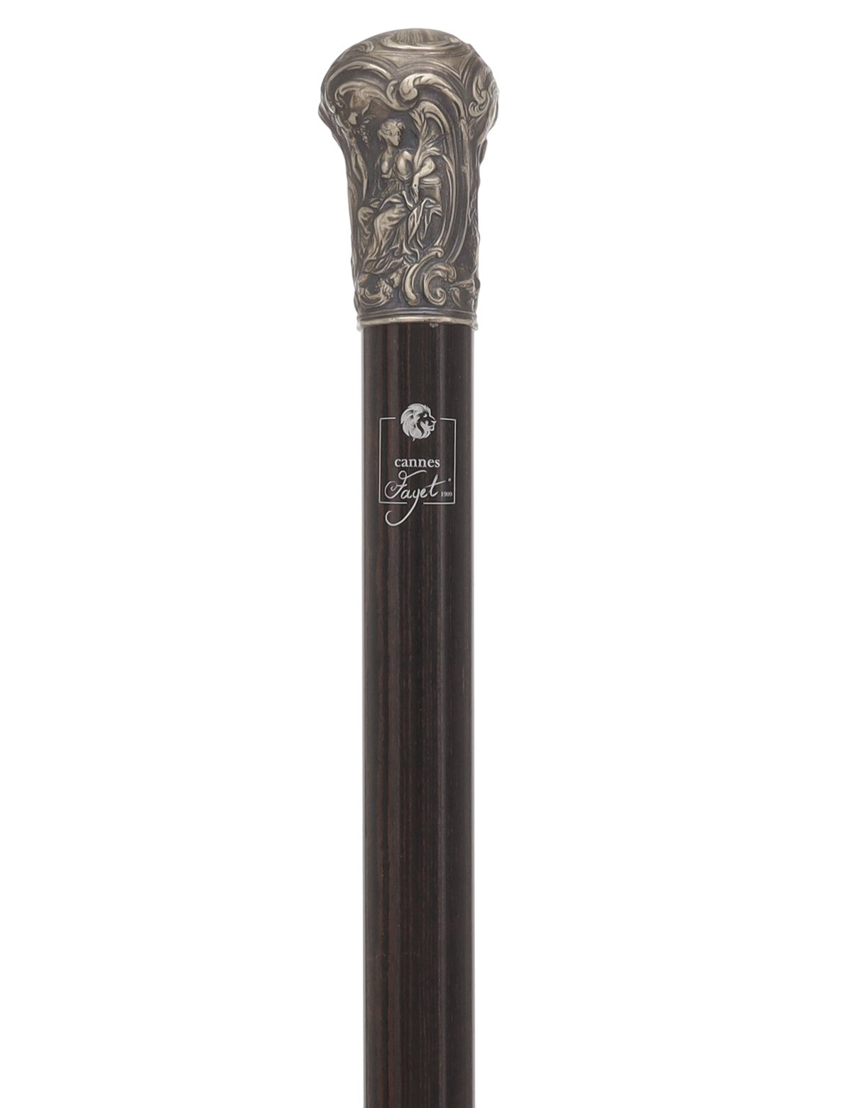Masterpiece in Hand: Museum Replica Silver Sculptured Knob Cane Antique Vintage Walking Canes - Tophatter Daily Deals