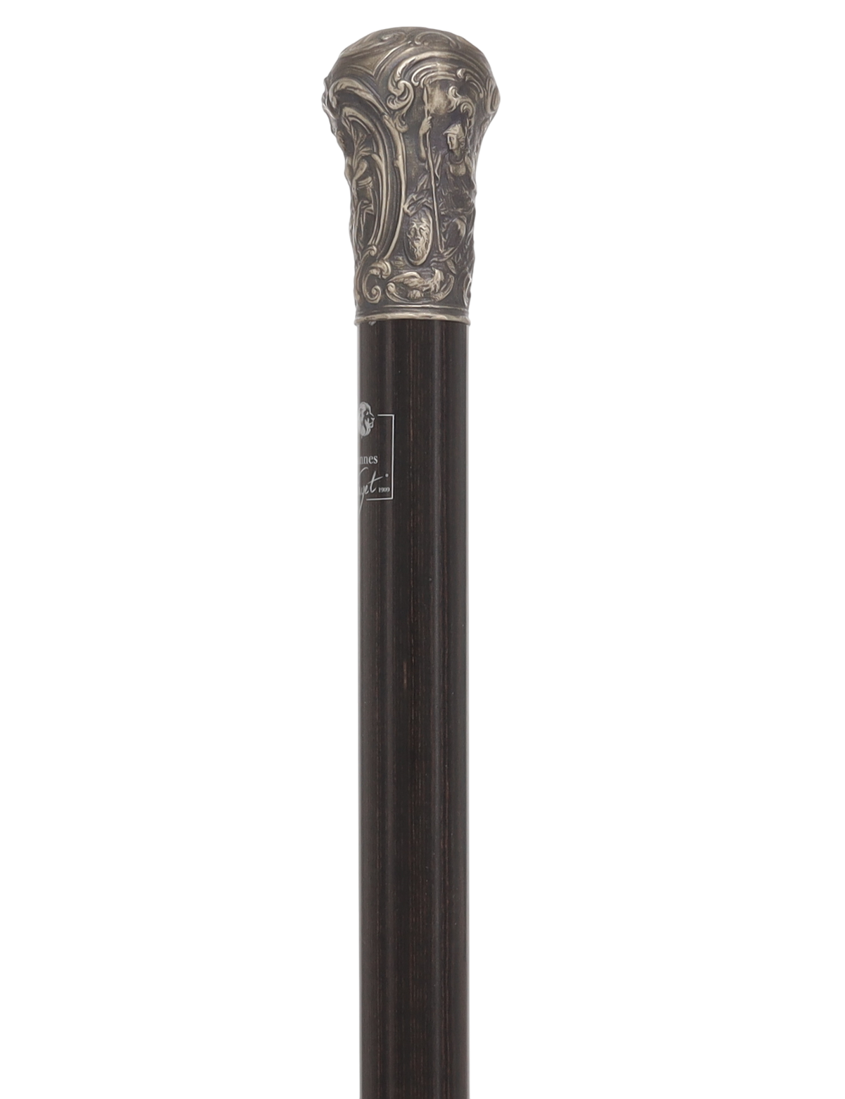 Masterpiece in Hand: Museum Replica Silver Sculptured Knob Cane Antique Vintage Walking Canes - Tophatter Daily Deals
