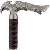 Medieval Sword Cane: Leather-Wrapped, Premium Steel Blade Sword Canes - Tophatter Daily Deals