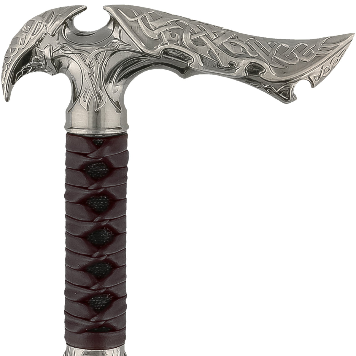 Medieval Sword Cane: Leather-Wrapped, Premium Steel Blade Sword Canes - Tophatter Daily Deals