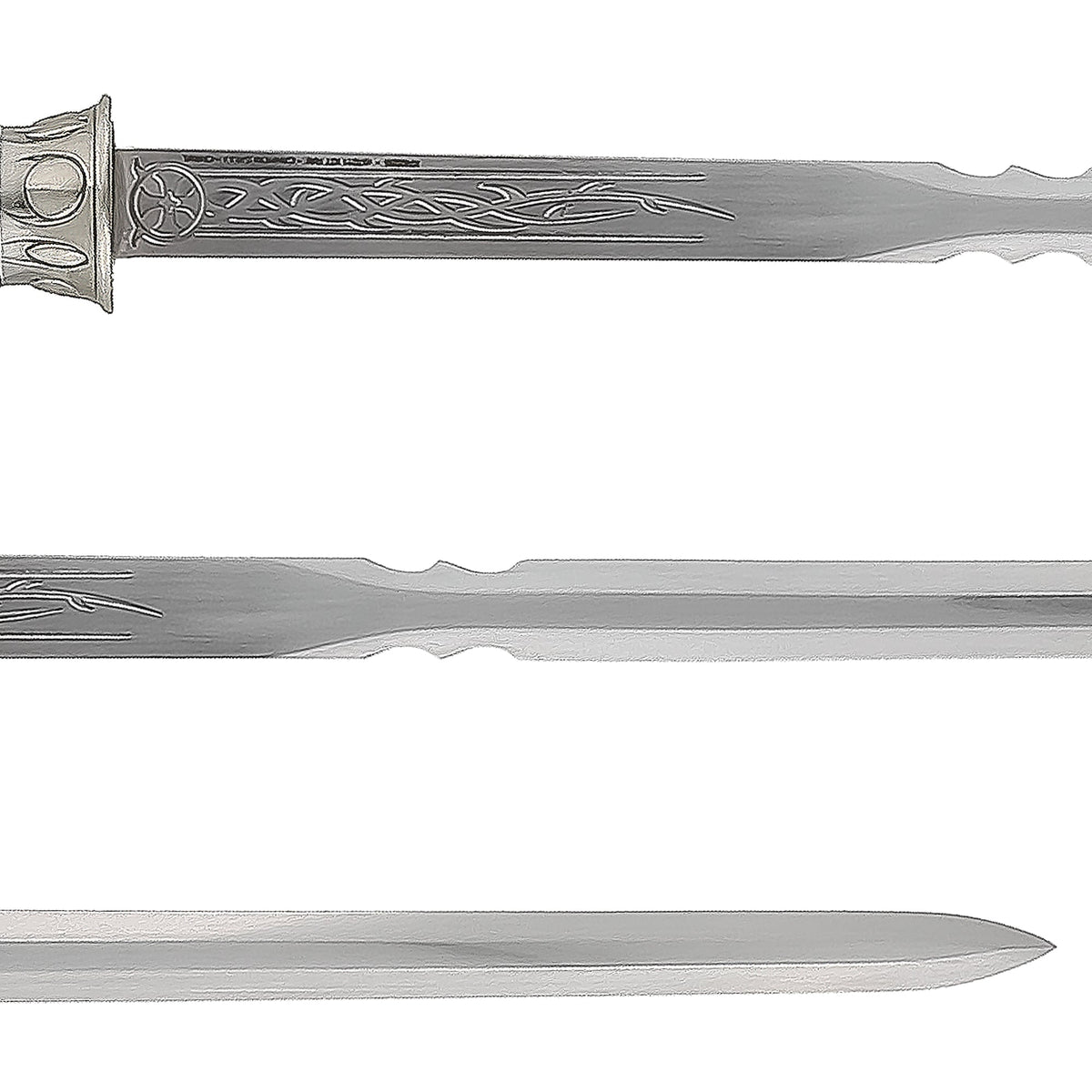 Medieval Sword Cane: Leather-Wrapped, Premium Steel Blade Sword Canes - Tophatter Daily Deals