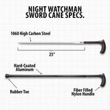 Stealth Tactical Sword Cane: Superior Carbon Steel Blade Sword Canes - Tophatter Daily Deals